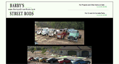 Desktop Screenshot of barbysstreetrods.com