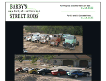 Tablet Screenshot of barbysstreetrods.com